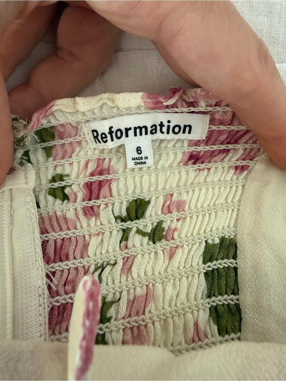 Reformation Floral Top - Picture 3 of 3